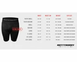 NuttyBuddy Lock Core Compression Shorts 17 NuttyBuddy Lock Core Compression Shorts -UMPLIFE Shop 2023 NB Size Chart Shorts