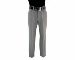 Smitty Umpire Smitty Flat Front Heather Grey Combo Umpire Pants
