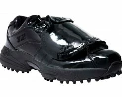 3N2 Referee And Umpire Shoes 3N2 Reaction Pro Patent Leather Low Umpire Plate Shoes