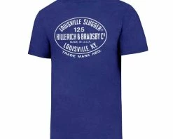 LOUISVILLE SLUGGER Royal Blue Vintage H&B Oval Logo Tee