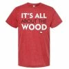 LOUISVILLE SLUGGER It's All About The Wood Red T-Shirt