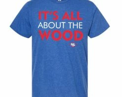 LOUISVILLE SLUGGER It's All About The Wood T-Shirt Royal Blue