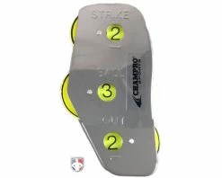 Champro Umpire Gear Champro 3-Dial Optic Yellow Steel Umpire Indicator - 3/2/2 Count