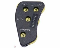 Champro Umpire Gear Champro Balls First 4-Dial Optic Yellow Plastic Umpire Indicator - 3/2/2 Count