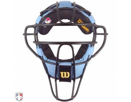 Wilson Umpire Gear Wilson MLB Umpire Mask Replacement Pads - Sky Blue And Black 3 Wilson Umpire Gear Wilson MLB Umpire Mask Replacement Pads - Sky Blue And Black - Image 3