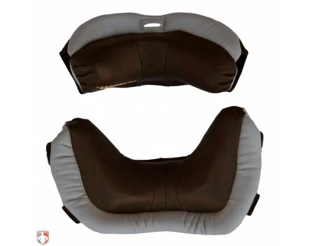 Wilson Umpire Gear Wilson MLB Wrap Around Umpire Mask Replacement Pads - Black And Grey 2 Wilson Umpire Gear Wilson MLB Wrap Around Umpire Mask Replacement Pads - Black And Grey - Image 2