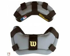 Wilson Umpire Gear Wilson MLB Wrap Around Umpire Mask Replacement Pads - Black And Grey