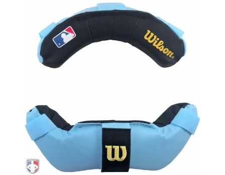 Wilson Umpire Gear Wilson MLB Umpire Mask Replacement Pads - Sky Blue And Black 1 Wilson Umpire Gear Wilson MLB Umpire Mask Replacement Pads - Sky Blue And Black
