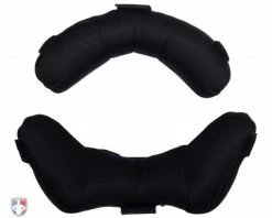 Wilson Umpire Gear Wilson Memory Foam Umpire Mask Replacement Pads - Black -UMPLIFE Shop A3817 MEM BK WILSON MEMORY FOAM UMPIRE REPLACEMENT PADS BLACK BACK