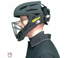 Wilson Umpire Gear Wilson MLB Pro Stock Titanium Umpire Helmet 16 Wilson Umpire Gear Wilson MLB Pro Stock Titanium Umpire Helmet -UMPLIFE Shop A5800 Wilson Pro Stock Titanium Umpire Helmet Worn Side View