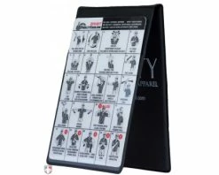 Smitty Umpire "Flip" Style 5" Umpire Lineup Card Holder / Game Card Referee Wallet -UMPLIFE Shop ACS 502 FLIP STYLE 5 UMPIRE LINEUP CARD HOLDER GAME CARD REFEREE WALLET STANDING WITH WHITE CARD