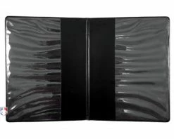 Smitty Umpire Oversized "Book" Style 6” Umpire Lineup Card Holder / Game Card Referee Wallet -UMPLIFE Shop ACS 542 Smitty Oversized Game Card Holder Open Flat