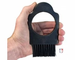 3-in-1 Baseball Umpire Plate Brush Tool With Scraper 7 3-in-1 Baseball Umpire Plate Brush Tool With Scraper -UMPLIFE Shop BB2001 3 in 1 Baseball Umpire Plate Brush Tool with Scraper in hand