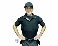 Champro Umpire Gear Champro Umpire Chest Protector Bicep Extensions -UMPLIFE Shop CP15 Champro Umpire Chest Protector Bicep Extensions CP135 Worn with Shirt FrontHEIC