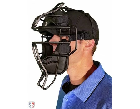 Diamond Umpire Gear Diamond Matte Black Big League Aluminum Umpire Mask With Leather 5 Diamond Umpire Gear Diamond Matte Black Big League Aluminum Umpire Mask With Leather - Image 5