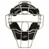Diamond Umpire Gear Diamond Silver Big League Aluminum Umpire Mask With Leather