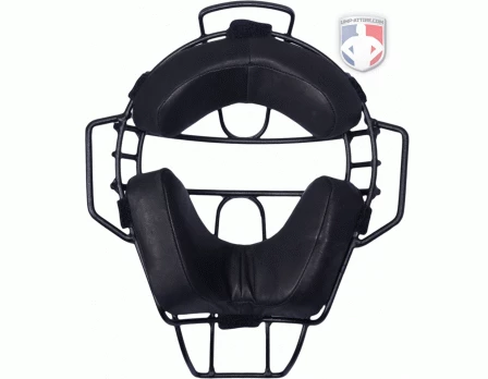 Diamond Umpire Gear Diamond Matte Black Big League Aluminum Umpire Mask With Leather 2 Diamond Umpire Gear Diamond Matte Black Big League Aluminum Umpire Mask With Leather - Image 2