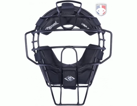 Diamond Umpire Gear Diamond Matte Black Big League Aluminum Umpire Mask With Leather 1 Diamond Umpire Gear Diamond Matte Black Big League Aluminum Umpire Mask With Leather