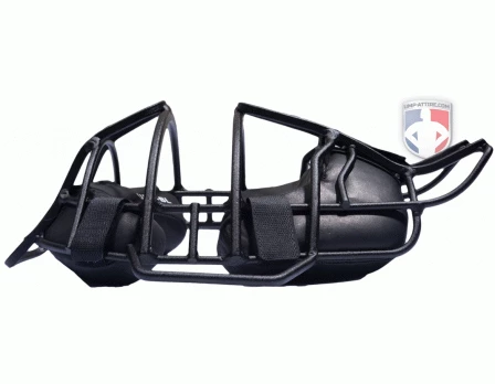 Diamond Umpire Gear Diamond Matte Black Big League Aluminum Umpire Mask With Leather 3 Diamond Umpire Gear Diamond Matte Black Big League Aluminum Umpire Mask With Leather - Image 3