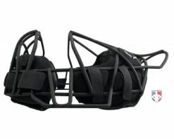 EvoShield MLB Black Pro-SRZ Windpact Catcher Mask 15 EvoShield MLB Black Pro-SRZ Windpact Catcher Mask -UMPLIFE Shop EVO MASK BK Evo Shield MLB Steel Mask with Windpact Flat Side