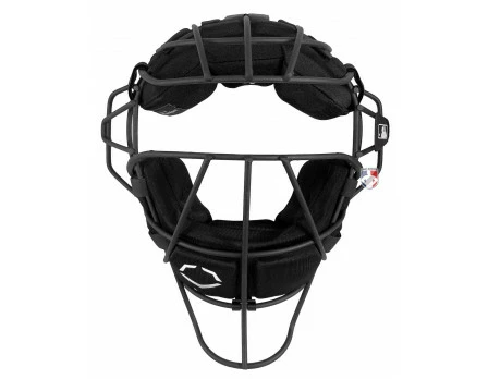 EvoShield MLB Black Pro-SRZ Windpact Catcher Mask 1 EvoShield MLB Black Pro-SRZ Windpact Catcher Mask