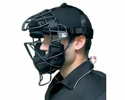 EvoShield MLB Black Pro-SRZ Windpact Catcher Mask 13 EvoShield MLB Black Pro-SRZ Windpact Catcher Mask -UMPLIFE Shop EVO MASK BK Evo Shield MLB Steel Mask with Windpact Side worn