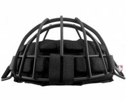 EvoShield MLB Black Pro-SRZ Windpact Catcher Mask 16 EvoShield MLB Black Pro-SRZ Windpact Catcher Mask -UMPLIFE Shop EVO MASK BK Evo Shield MLB Steel Mask with Windpact flat top