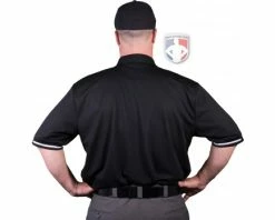 Smitty Umpire Smitty Vertical Stripe Umpire Shirt - Black -UMPLIFE Shop Eric BB310SSBlack Back