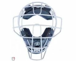 Force3 Umpire Gear Force3 Silver Defender Umpire Mask With Black