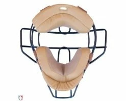 Force3 Umpire Gear Force3 Defender V2 Umpire Mask Replacement Pads - Tan -UMPLIFE Shop F3 DEF BK TN FORCE3 DEFENDER UMPIRE MASK WITH TAN BACK 1