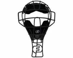 Force3 Umpire Gear Force3 Defender Umpire Throat Guard 10 Force3 Umpire Gear Force3 Defender Umpire Throat Guard -UMPLIFE Shop F3 DMTG BK Force3 Defender Umpire Throat Guard Black Attached to Mask View