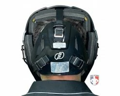 Force3 Umpire Gear Force3 Black Defender Hockey Style Umpire Helmet 11 Force3 Umpire Gear Force3 Black Defender Hockey Style Umpire Helmet -UMPLIFE Shop F3 HSMv3 BK Force3 Black Defender Hockey Style Umpire Helmet worn back