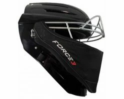 Force3 Umpire Gear Force3 Cloth Mask For Umpire Masks & Helmets -UMPLIFE Shop F3 PPE HSM Force3 PPE HSM Worn Side View