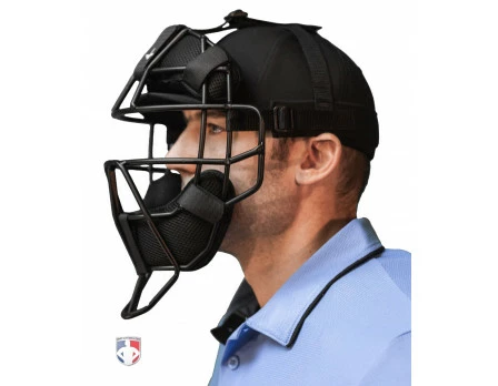ALL-STAR Umpire Gear All-Star Matte Black System 7 Steel Umpire Mask With UltraCool 6 ALL-STAR Umpire Gear All-Star Matte Black System 7 Steel Umpire Mask With UltraCool - Image 6