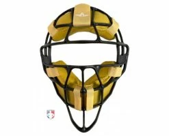 ALL-STAR Umpire Gear All-Star FM4000MAG Umpire Mask Replacement Pads - Deerskin 6 ALL-STAR Umpire Gear All-Star FM4000MAG Umpire Mask Replacement Pads - Deerskin -UMPLIFE Shop FM4000MAG RP DS All Star FM4000MAG Umpire Mask Replacement Pads Deerskin on black