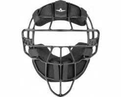 ALL-STAR Umpire Gear All-Star Black Magnesium Umpire Mask With Black LUC