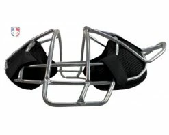 ALL-STAR Umpire Gear All-Star Silver System 7 Steel Umpire Mask With UltraCool -UMPLIFE Shop FM4000UMP All Star Silver System 7 Steel Umpire Mask with UltraCool side flat