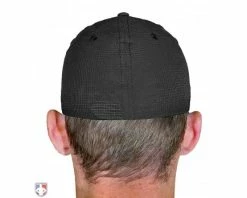 Smitty Umpire Smitty Performance Flex Fit Umpire Cap -UMPLIFE Shop HT31 BK Smitty Performance Flex Fit Umpire Cap Worn Back View