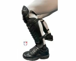 ALL-STAR Umpire Gear All-Star 17" Single Knee Umpire Shin Guards -UMPLIFE Shop LP1 All Star 17 Single Knee Umpire Shin Guards Crouch