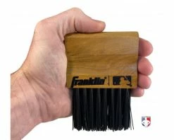 Franklin Sports Franklin MLB Umpire Plate Brush -UMPLIFE Shop MLB BRUSH Franklin MLB Umpire Plate Brush in hand