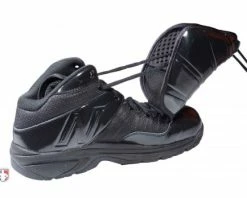 New Balance Referee And Umpire Shoes New Balance V3 All-Black Mid-Cut Umpire Plate Shoes 13 New Balance Referee And Umpire Shoes New Balance V3 All-Black Mid-Cut Umpire Plate Shoes -UMPLIFE Shop MU460XB3 New Balance V3 All Black Mid Cut Umpire Plate Shoes Inside Side View with Plate Up