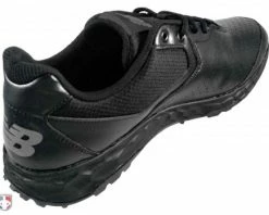 New Balance Referee And Umpire Shoes New Balance V3 All-Black Low-Cut Umpire Base Shoes -UMPLIFE Shop MU950AK3 New Balance V3 All Black Low Cut Umpire Base Shoes Inside Back Angled View