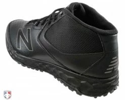 New Balance Referee And Umpire Shoes New Balance V3 All-Black Mid-Cut Umpire Base Shoes 11 New Balance Referee And Umpire Shoes New Balance V3 All-Black Mid-Cut Umpire Base Shoes -UMPLIFE Shop MUM950B3 New Balance V3 All Black Mid Cut Umpire Base Shoes Outside Back Angled View 1