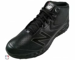 New Balance Referee And Umpire Shoes New Balance V3 All-Black Mid-Cut Umpire Base Shoes