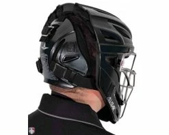 ALL-STAR Umpire Gear All-Star System 7 Umpire Helmet -UMPLIFE Shop MVP2500 All Star System 7 Umpire Helmet Worn Back Angled