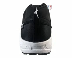 Mizuno Ambition 2 All-Surface Black & White Low-Cut Shoes -UMPLIFE Shop MZ AB2L Mizuno Ambition 2 All Surface Low Cut Umpire Referee Turf Shoe Back Heel