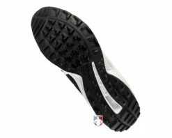 Mizuno Ambition 2 All-Surface Black & White Mid-Cut Shoes 8 Mizuno Ambition 2 All-Surface Black & White Mid-Cut Shoes -UMPLIFE Shop MZ AB2L Mizuno Ambition 2 All Surface Low Cut Umpire Referee Turf Shoe Bottom 2