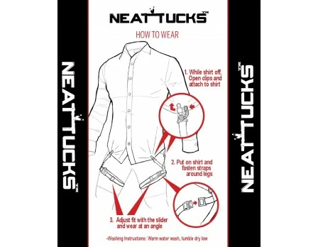 Neat Tucks Active Thigh Wrap Shirt Stays 3 Neat Tucks Active Thigh Wrap Shirt Stays - Image 3