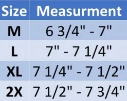 Neumann Officials Gloves Neumann All-Black Officials Gloves -UMPLIFE Shop Neumann Glove Size Chart 6