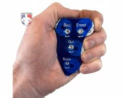Markwort 4-Dial Precision Blue Umpire Indicator With Score - 4/3/3 Count -UMPLIFE Shop PP IBL Markwort 4 Dial Precision Blue Umpire Indicator with Score 4 3 3 Count in hand